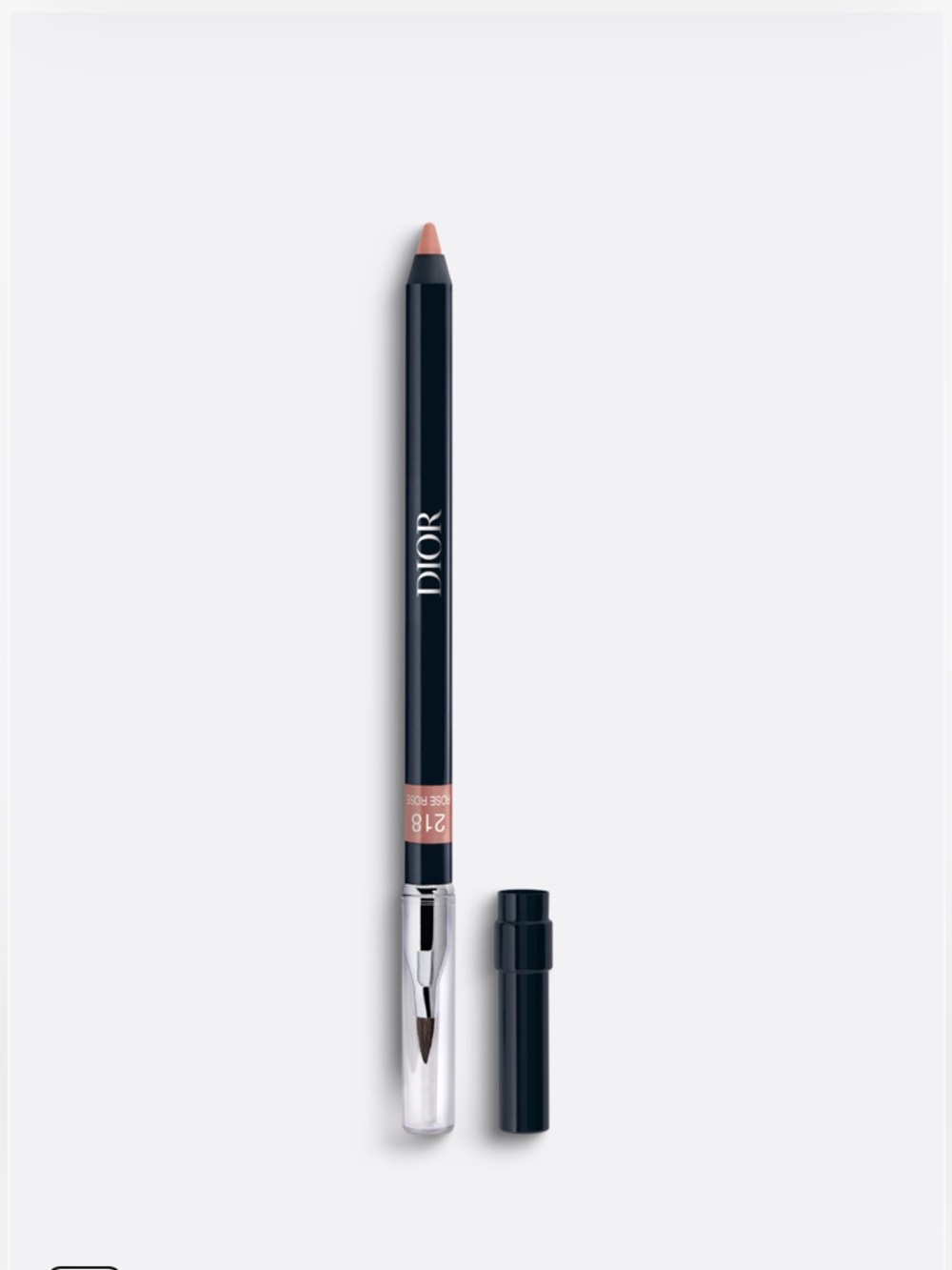 🌸DIOR Rouge Contour Lip Liner Pencil 218 Rose Rose w/ sharpener 1.2g Full Size